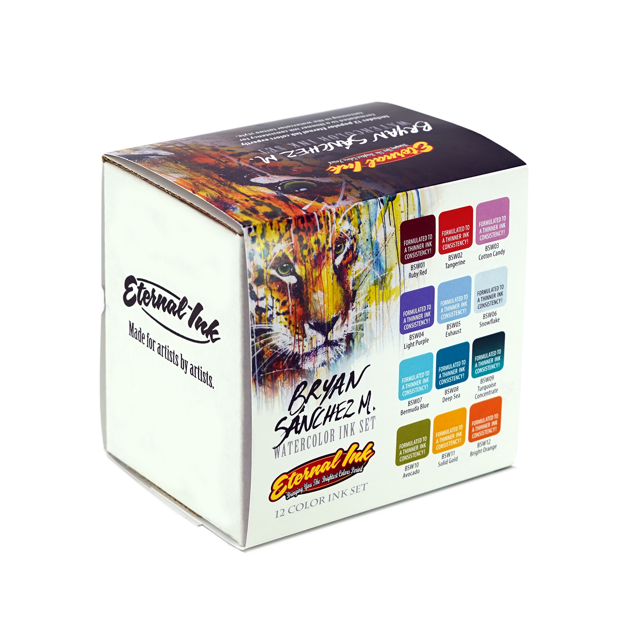 Eternal Ink Bryan Sanchez M. Watercolor Ink Set – Darklab Tattoo Supplies